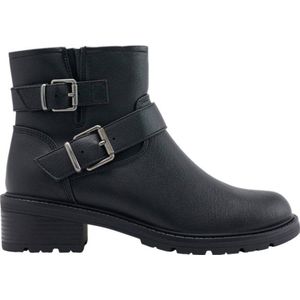 Graceland - Bikerboots - Zwart - Imitatieleer - 4,5 cm Hakhoogte