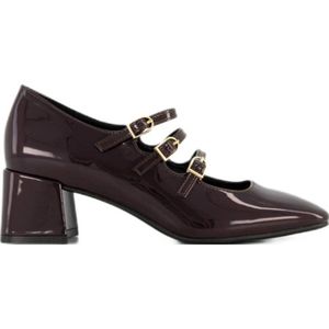 Graceland - Pumps - Bordeaux - VanHaren-collectie - Blokhak 5 cm