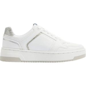 Graceland - Sneakers - Wit - Glitterzilver