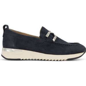 Medicus - Nubuck Instappers - Donkerblauw - Imitatieleer Voering