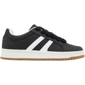 Graceland - Sneakers - Zwart - Imitatieleer - Platte Zool