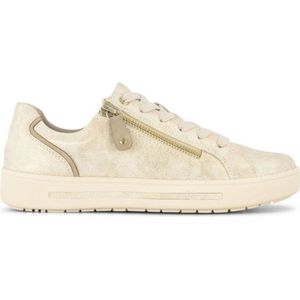 Easy Street - Comfort Sneakers - Beige - Imitatieleer - Platte Zool