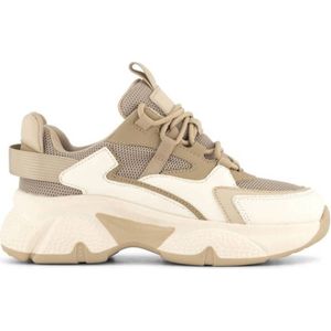 Oxmox - Chunky Sneakers - Beige - Dames