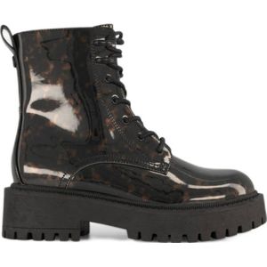 Graceland - Veterboots - Zwart - Lak
