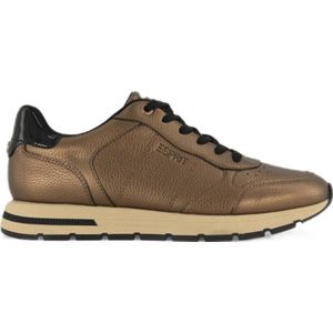 ESPRIT - Sneakers - Brons - Imitatieleer - Platte Zool