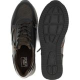 Easy Street - Comfort Leren Sneakers - Zwart/Brons