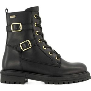 Graceland - Leren Veterboots - Zwart