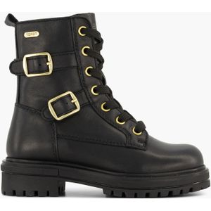 ESPRIT - Leren Veterboots - Zwart
