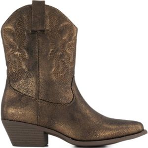 Graceland - Cowboylaarzen - Brons - Imitatieleer - Westernhak