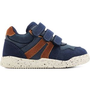 Vty - Sneakers - Donkerblauw/Cognac