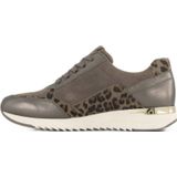 Medicus - Comfort - Leren Sneakers - Taupe/Panter