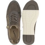 Medicus - Comfort - Leren Sneakers - Taupe/Panter