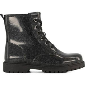 Graceland - Veterboots - Zwart - Imitatieleer - Profielzool