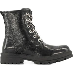 Graceland - Veterboots - Zwart - Lak