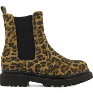 Graceland - Enkellaarsjes - Panterprint - Beige/Zwart