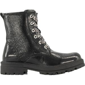 Graceland - Veterboots - Zwart - Lak