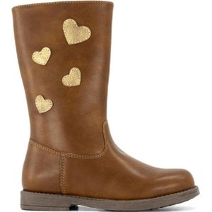 Graceland - Knielaarzen - Cognac/Goud