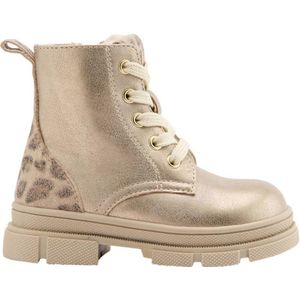 Graceland - Veterboots - Goud - Imitatieleer - Meerkleurige Print