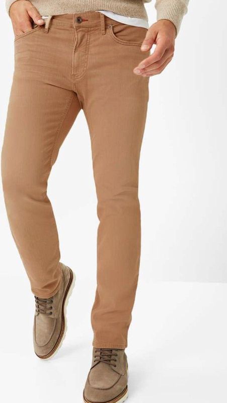 Brax - 5-Pocket - Heren Beige - Katoen - 85-7428 Chuck