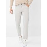 BRAX Cadiz Herenbroek, ultralichte minimalistische print, 57 zand, 31W / 30L