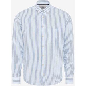 Overhemd - DIRK - Linnen Overhemd - Gestreept - Regular Fit