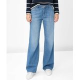 Stretchbroeken - Effen - Denim - Heavy Washed - High Waist