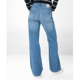 Stretchbroeken - Effen - Denim - Heavy Washed - High Waist