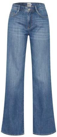 Stretchbroeken - Effen - Denim - Heavy Washed - High Waist