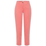 BRAX - Maron - Bandplooibroek - Koraal - Katoen, Slimfit, Mid Waist, 7/8 Lengte