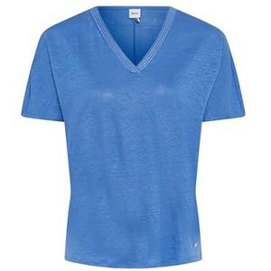 BRAX - Style.caelen - T-shirt - Saffierblauw - Zuiver Linnen