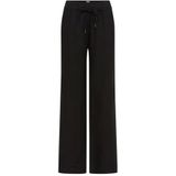 BRAX Style.farina Pure Linen Quality damesbroek, 02 - Zwart, Taile 32/lengte 32
