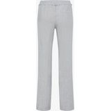 Style Farina Wide Leg vorm in 100% linnen, 09 Grey Melange, 26W / 32L