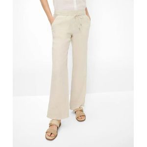 BRAX Damesbroek - Style.farina - Licht Beige - 100% Linnen