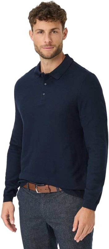Brax - Gebreid Jersey Sweatshirt - Navy - Heren