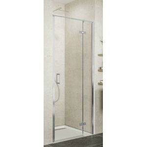 Ben meteora Douchedeur - Draaideur - Rechts - 90x200 Chroom - Veiligheidsglas