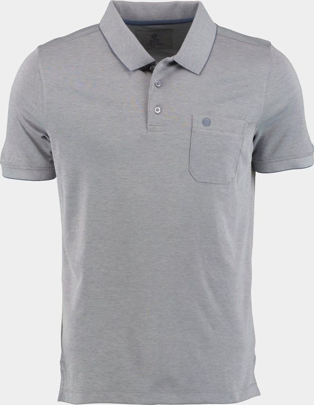 Commander - Flag Polo - Korte Mouw - 100% Katoen - Kleur: Blauw