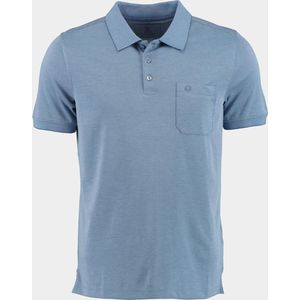 Bos Polo korte mouw Blauw 3-Knopf Polo-Shirt Arm 214008156 628