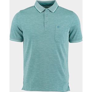 Bos Polo korte mouw Groen 3-Knopf Polo-Shirt, 1/2 Arm 214008157/512