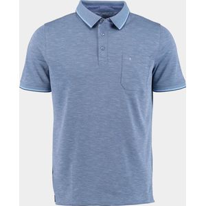 Bos Polo korte mouw Blauw 3-Knopf Polo-Shirt Arm 214008157 628