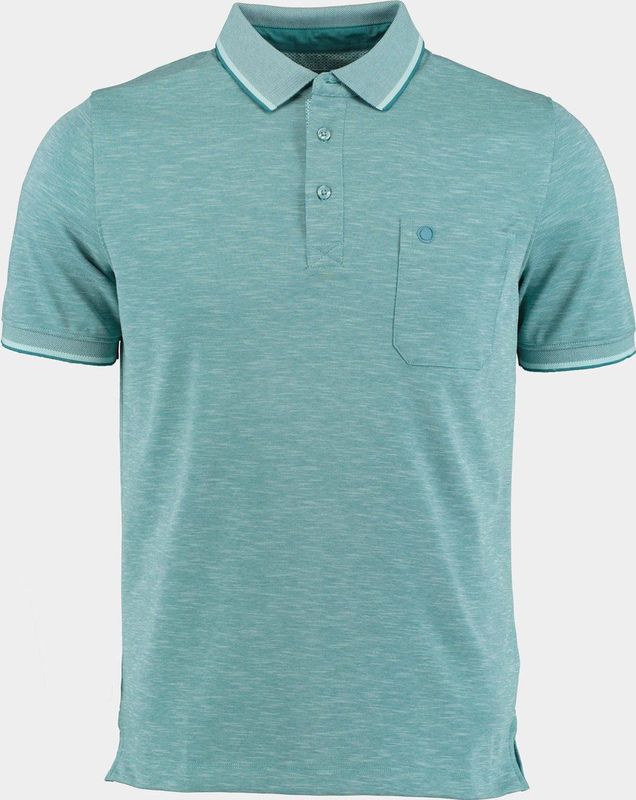 Bos - Polo - Groen - Katoen/Polyester - Korte Mouwen