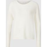 Gebreide Trui - Pearl White - 52% Polyester, 30% Polyamide, 15% Alpaca