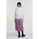 Gebreide Trui - Pearl White - 52% Polyester, 30% Polyamide, 15% Alpaca