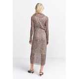 Rich & Royal - Midijurk - Zwart - Materiaalmix met Stretch - Recht Model