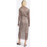 Rich & Royal - Midijurk - Zwart - Materiaalmix met Stretch - Recht Model