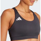 adidas Adizero E MS Sportbeha - Zwart - Dames