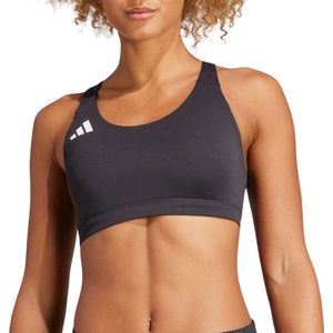 adidas Adizero E MS Sportbeha - Zwart - Dames