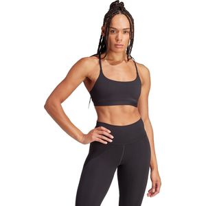adidas Performance All Me Light Support Beha - Dames - Zwart