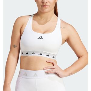 adidas Performance - Sportbustier - Wit - Polyester - AEROREADY Technologie