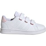 adidas Unisex Kid's Advantage Cf Sneaker, Ftwr Wit Ftwr Wit Helder Roze, 2 UK Child