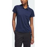 adidas Performance Solid Performance Poloshirt met Korte Mouwen - Dames - Blauw